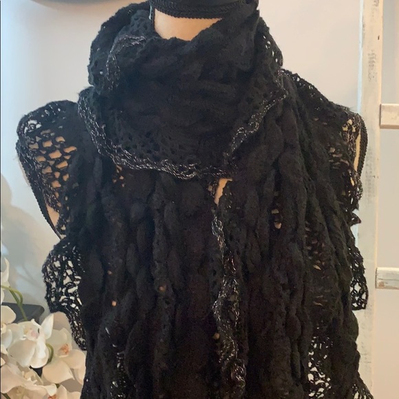 CLEARANCE‼️Ruffled Boho Scarf - Picture 3 of 7
